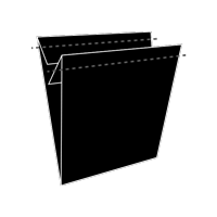 Book Cover Fold Label for Hems