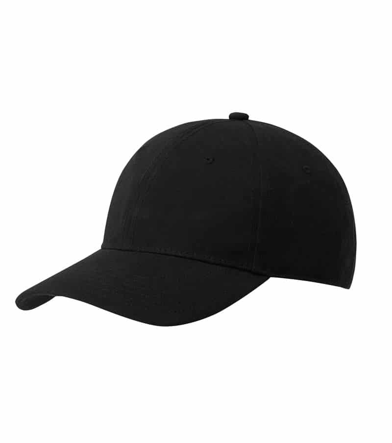 Black Continental N85 Organic Baseball Caps