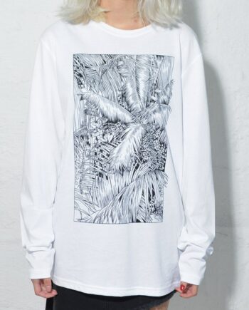 Palm Trees Long Sleeve T Shirt by Cat Sims