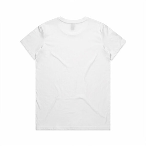 AS Colour 4001 Women's Maple Tee White Back