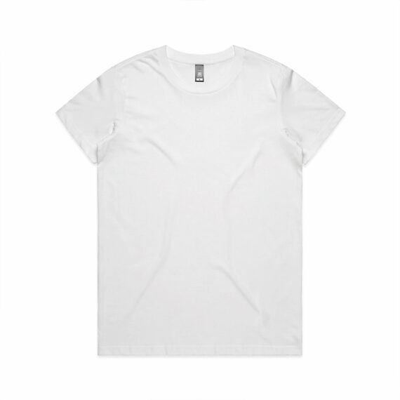 AS Colour 4001 Women's Maple Tee White Front