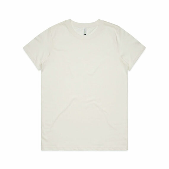 AS Colour 4001G Women's Maple Organic Tee Natural Front