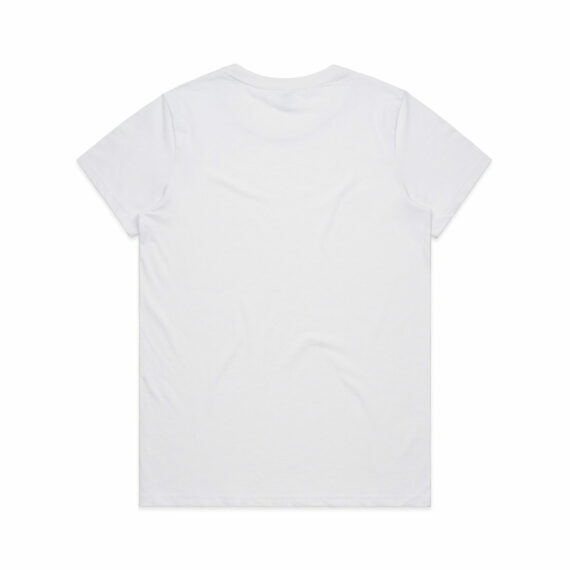 AS Colour 4001G Women's Maple Organic Tee White Back
