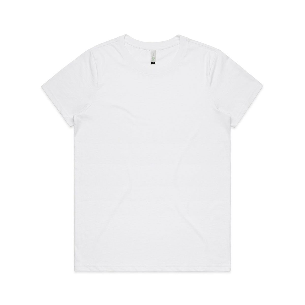 AS Colour 4001G Women's Maple Organic Tee White Front