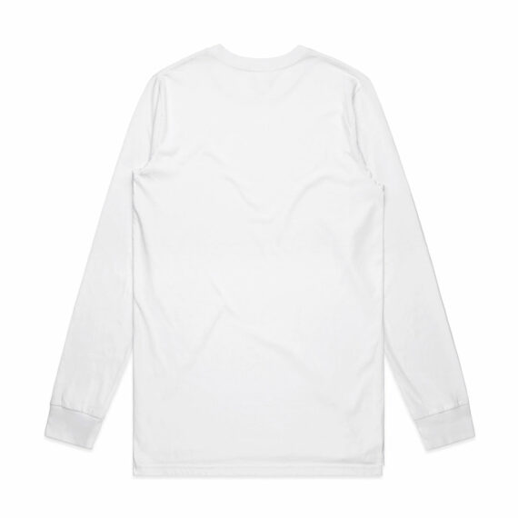 AS Colour 5029G Mens Base Organic Long Sleeve Tee White Back