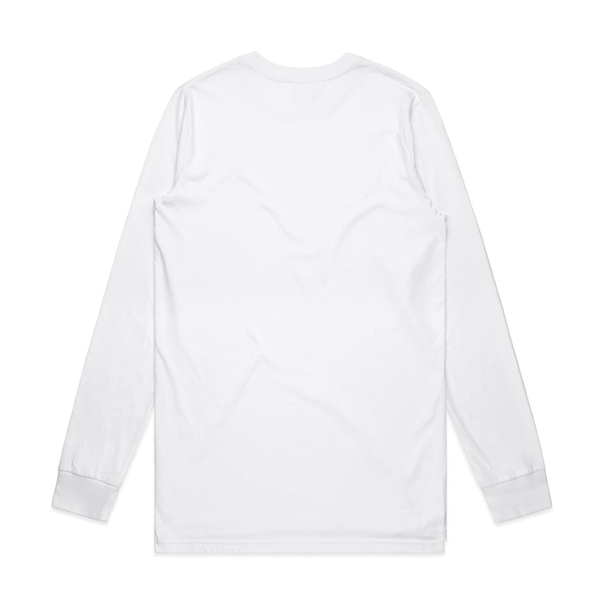 AS Colour 5029G Mens Base Organic Long Sleeve Tee White Back