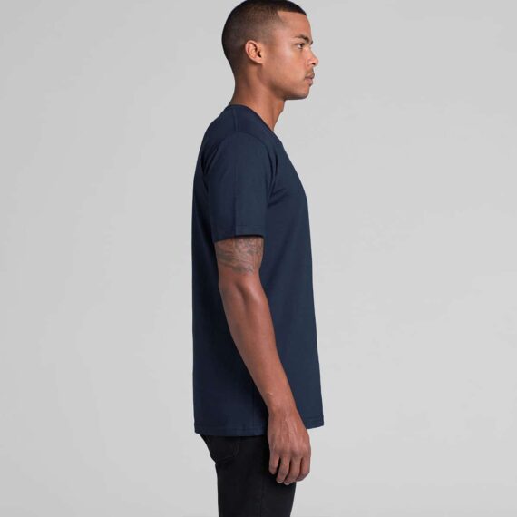 5001 AS Colour Mens Staple Tee Side View of Model