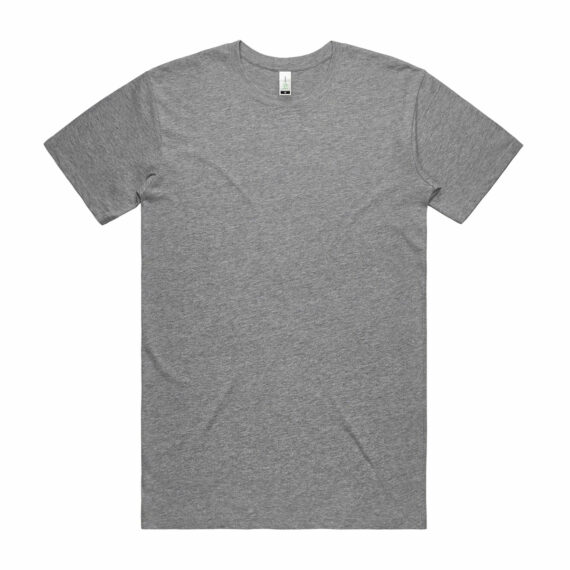 Front of Athletic Heather AS Colour 5001G Mens Staple Organic Tee