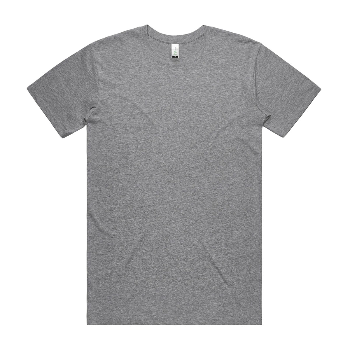 Front of Athletic Heather AS Colour 5001G Mens Staple Organic Tee