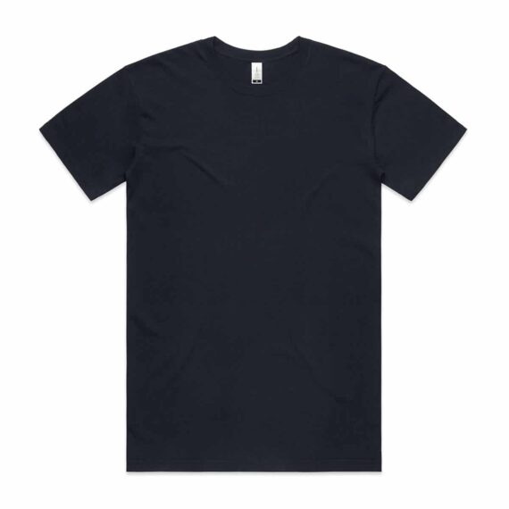 Front of Navy AS Colour 5001G Mens Staple Organic Tee