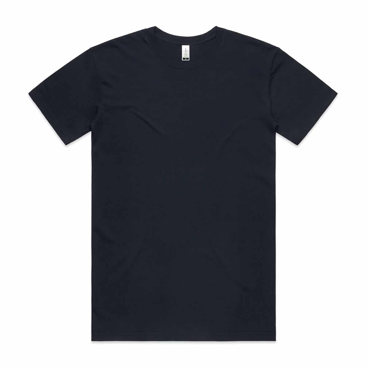 Front of Navy AS Colour 5001G Mens Staple Organic Tee