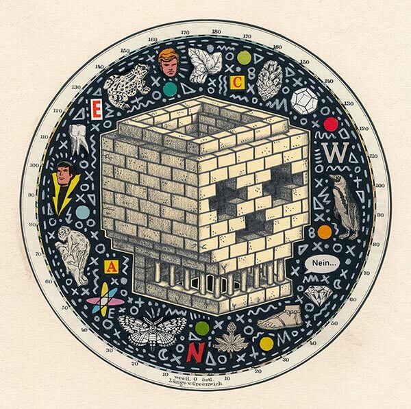Brick Skull by Bene Rohlmann