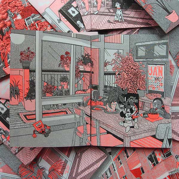 SPACE Book Illustration by Cat Sims