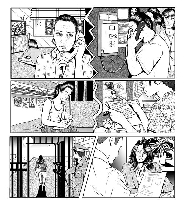 Women in Prison Illustration by Cat Sims