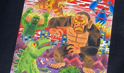Digital Print of a Complex Image Designed by Jack Teagle