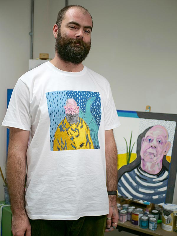 Max Whetter in his Studio
