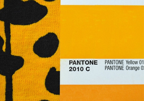 Ink colours matched to Pantone