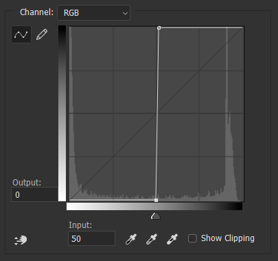 Bring Photoshop Curves to Center for Sharp Print Edges