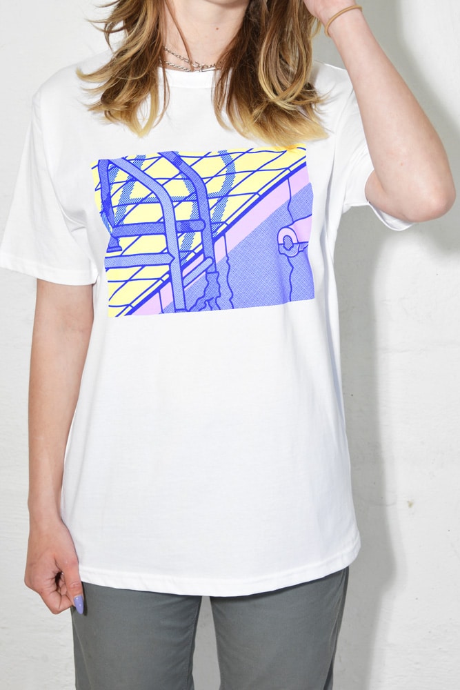 Poolside Sample T Shirt by Thomas Hedger