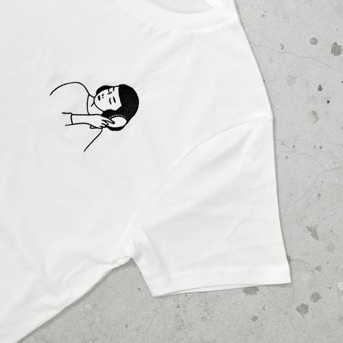 Embroidered T Shirt by Tallulah Fontaine